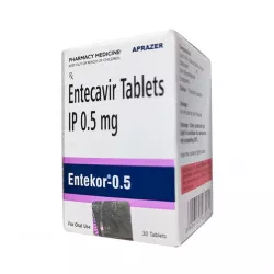 Энтекавир :: Энтекор (Entekor) :: аналог Бараклюд таб. 0,5мг №30 фото